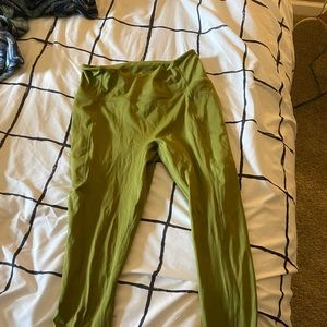 Green Fabletics Leggings Never worn
